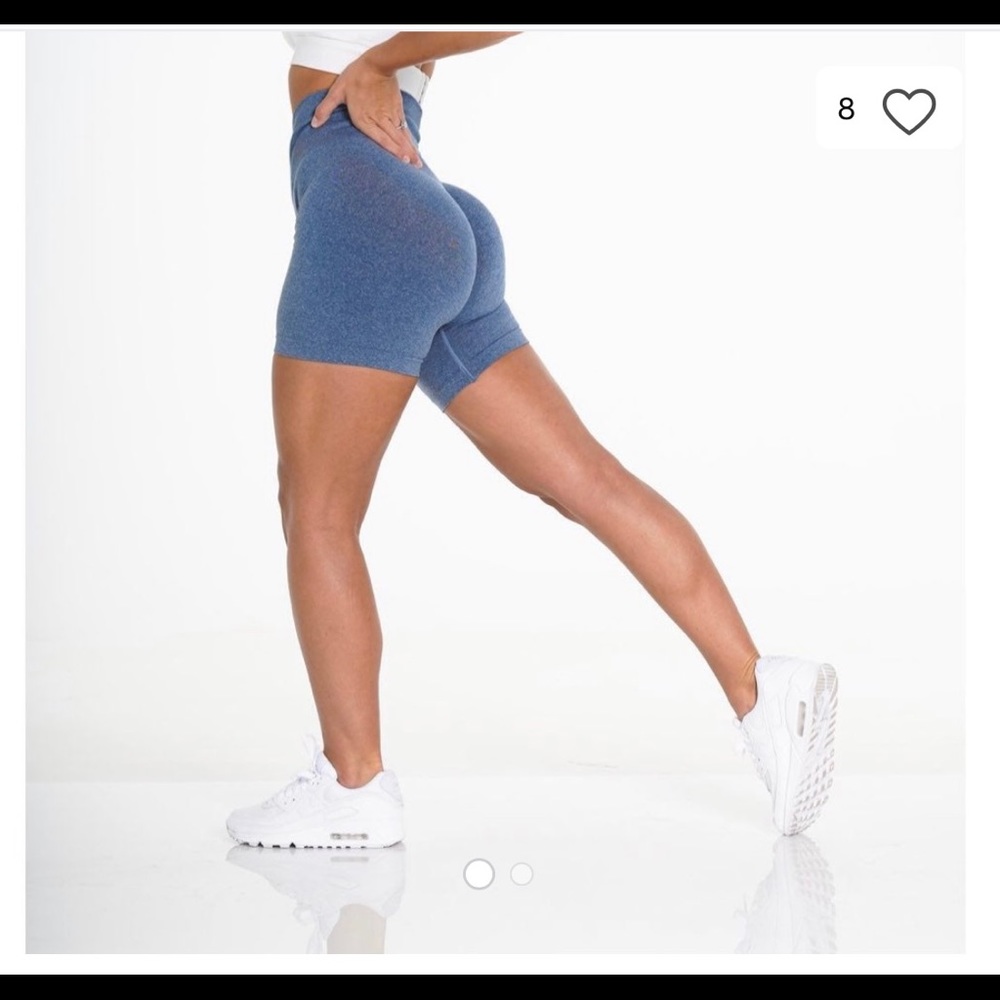 NVGTN slate blue pro shorts Large